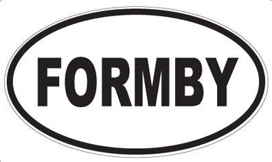 FORMBY - Oval Sticker
