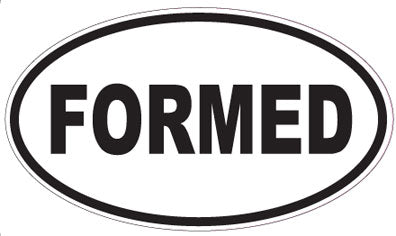 FORMED - Oval Sticker