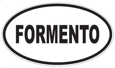 FORMENTO - Oval Magnet