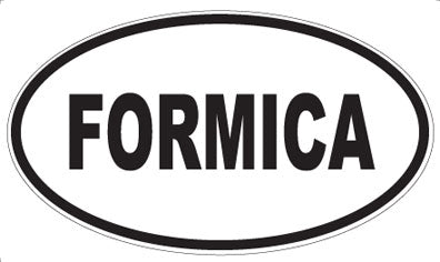 FORMICA - Oval Sticker