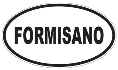 FORMISANO - Oval Sticker
