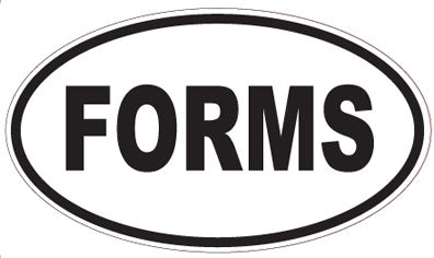 FORMS - Oval Magnet