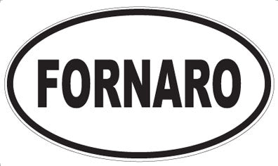 FORNARO - Oval Sticker