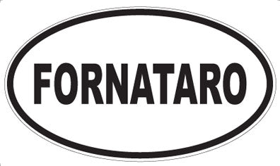 FORNATARO - Oval Sticker