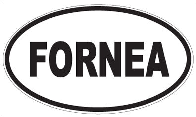 FORNEA - Oval Sticker