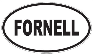 FORNELL - Oval Sticker