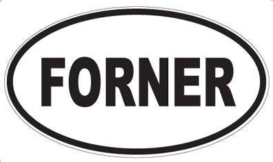 FORNER - Oval Sticker
