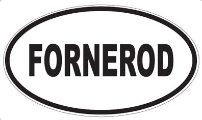 FORNEROD - Oval Sticker