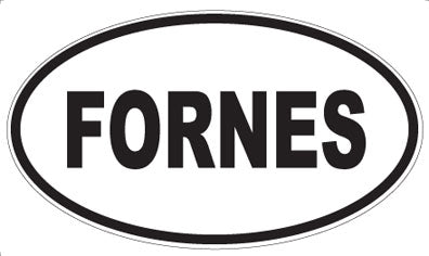 FORNES - Oval Sticker