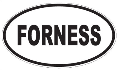 FORNESS - Oval Magnet