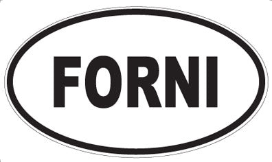 FORNI - Oval Sticker