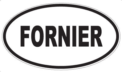 FORNIER - Oval Sticker
