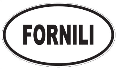 FORNILI - Oval Sticker