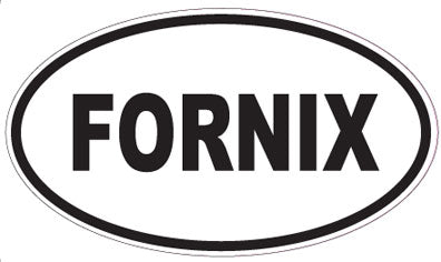 FORNIX - Oval Sticker