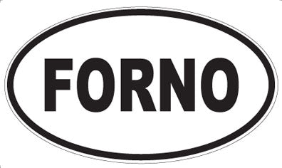 FORNO - Oval Magnet