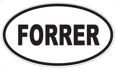 FORRER - Oval Magnet