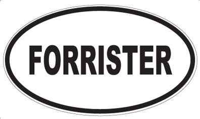 FORRISTER - Oval Magnet