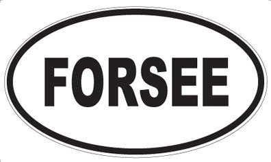 FORSEE - Oval Magnet