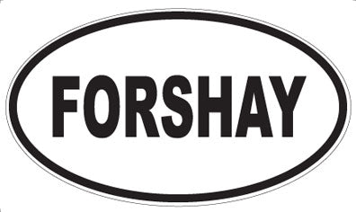 FORSHAY - Oval Magnet