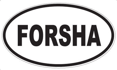 FORSHA - Oval Magnet