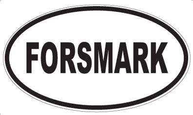 FORSMARK - Oval Sticker