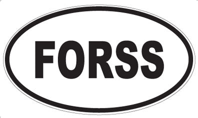 FORSS - Oval Magnet