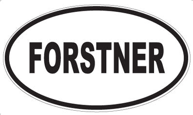 FORSTNER - Oval Sticker