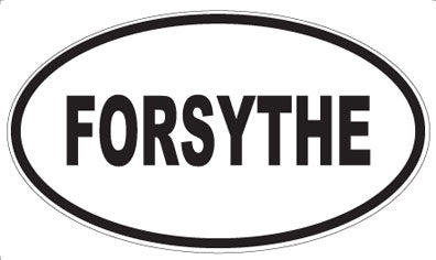 FORSYTHE - Oval Magnet