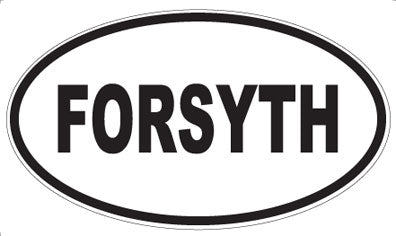 FORSYTH - Oval Magnet