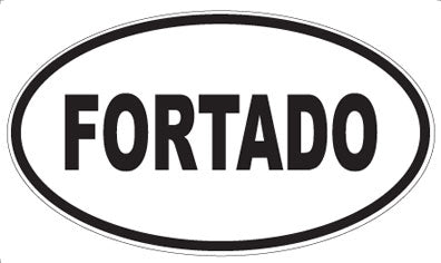 FORTADO - Oval Sticker