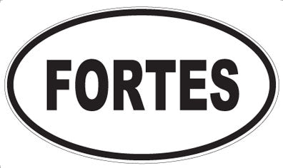 FORTES - Oval Magnet