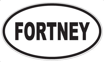 FORTNEY - Oval Sticker