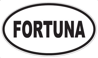 FORTUNA - Oval Sticker