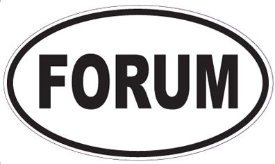 FORUM - Oval Magnet