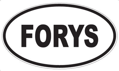 FORYS - Oval Sticker