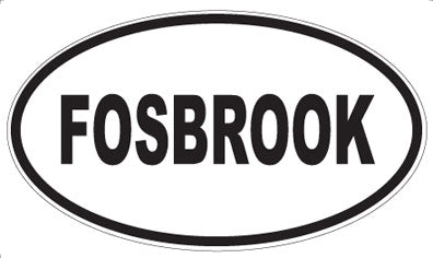 FOSBROOK - Oval Magnet