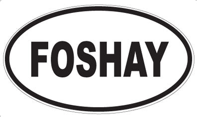 FOSHAY - Oval Sticker