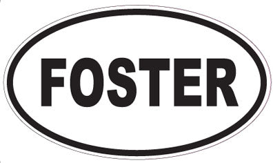 FOSTER - Oval Sticker