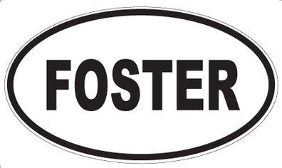 FOSTER - Oval Magnet