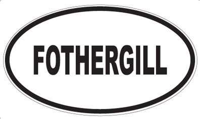 FOTHERGILL - Oval Magnet
