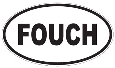 FOUCH - Oval Sticker