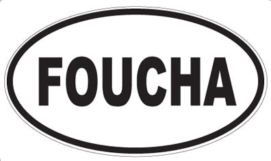 FOUCHA - Oval Magnet
