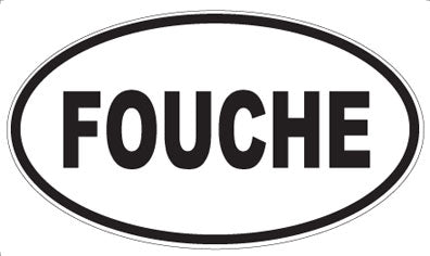 FOUCHE - Oval Magnet