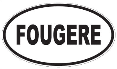 FOUGERE - Oval Magnet