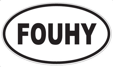 FOUHY - Oval Magnet