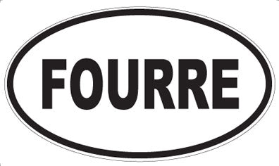FOURRE - Oval Magnet
