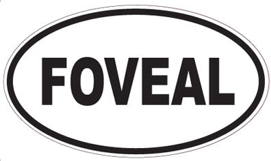 FOVEAL - Oval Sticker