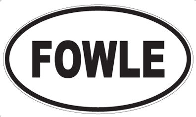 FOWLE - Oval Magnet