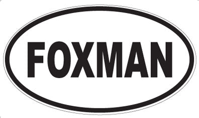FOXMAN - Oval Magnet