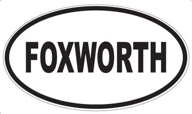 FOXWORTH - Oval Sticker